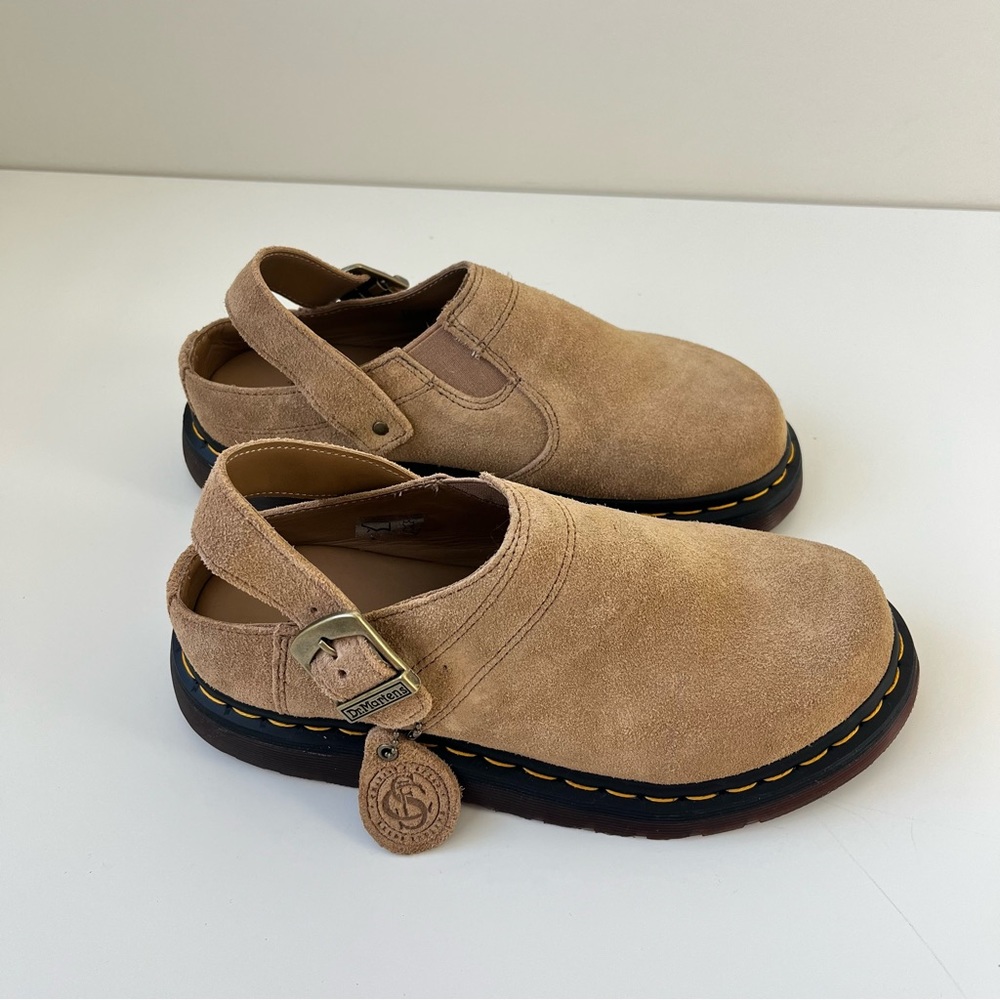 NWT Dr. Martens ISHAM DESERT OASIS SUEDE
MULES Women’s Size 7